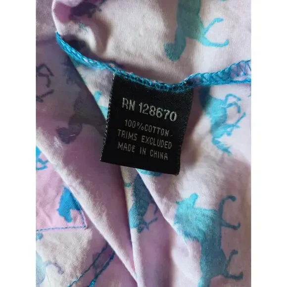 Cowgirl Hardware Pink Colorful Ombre Horses Pearl Snap Western shirt size 2t - Picture 4 of 8